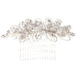 small  crystal loop haircomb